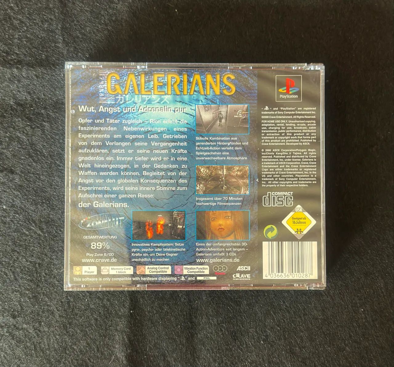 Galerians PlayStation 1 original - Foto 2