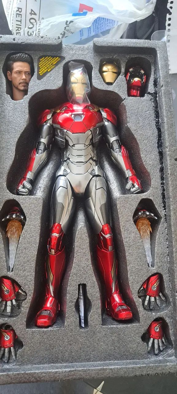 Hot toys homem de ferro mark 47 - Foto 5