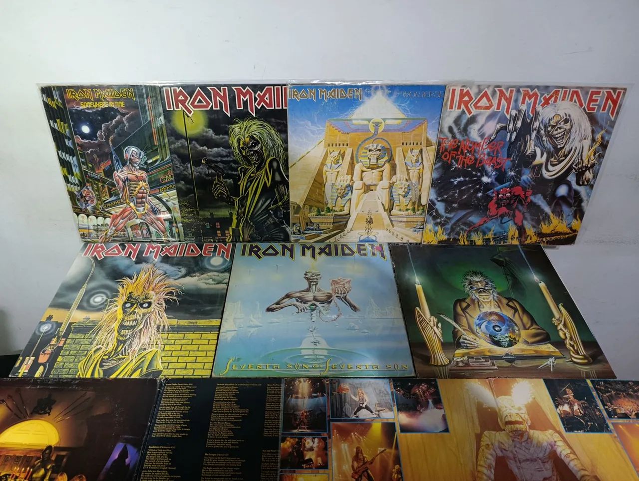 Discos de vinil, LP, Iron maiden coleção VG+ - Foto 5
