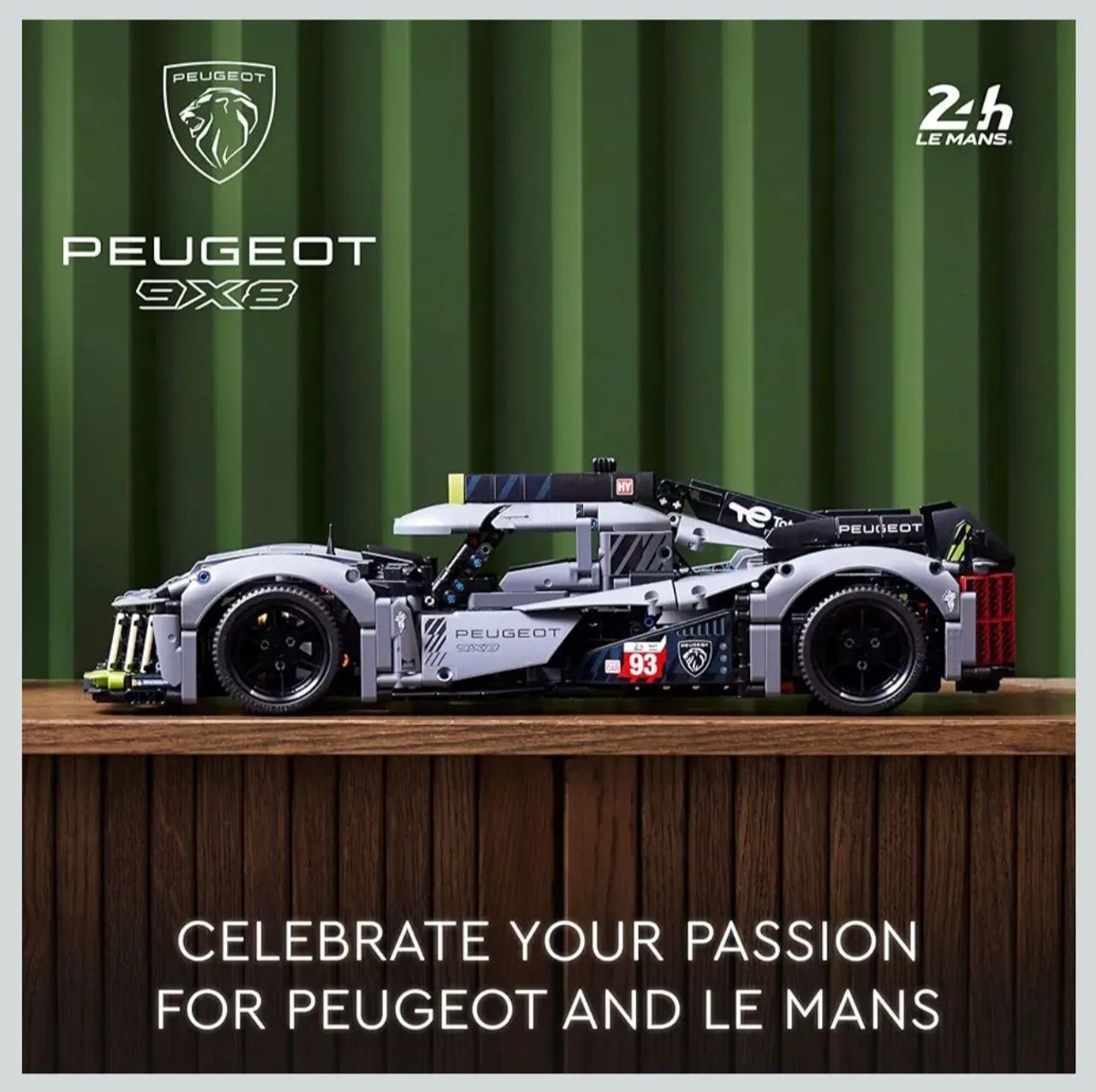 Lego Peugeot 9X8 24h Lê Mans - Hobbies e coleções - Chácaras Lidia