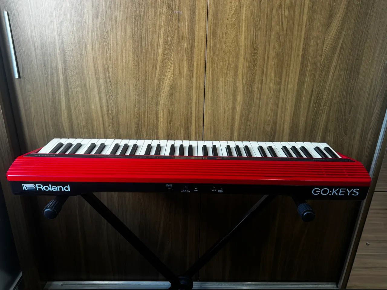 Teclado Roland Go Keys Vermelho 61 teclas - Instrumentos musicais