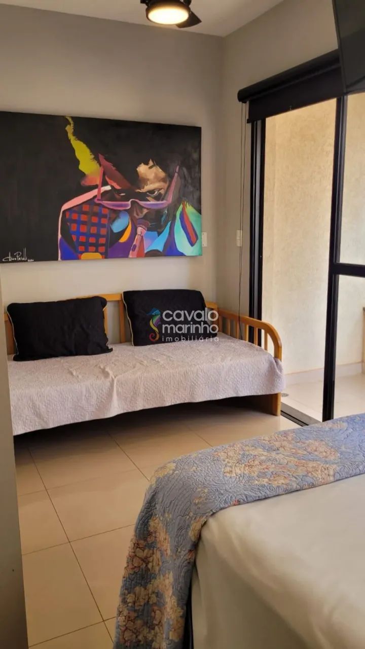Flat mobiliado para alugar no Edifício Alice com 1 quarto e 1 vaga, 36m² - Nova Aliança. - Foto 4