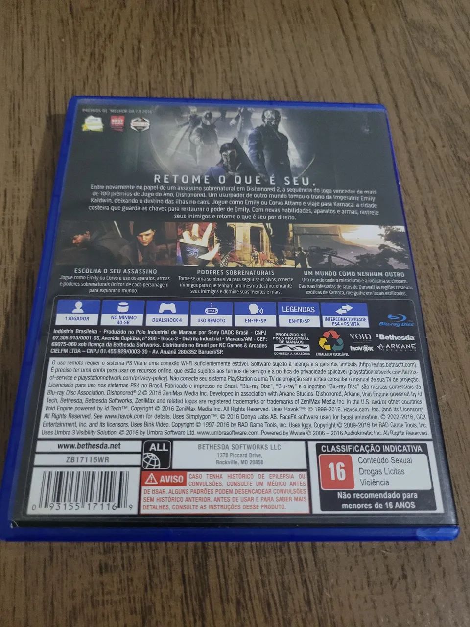 Jogo ps4 dishonored2 - Foto 2