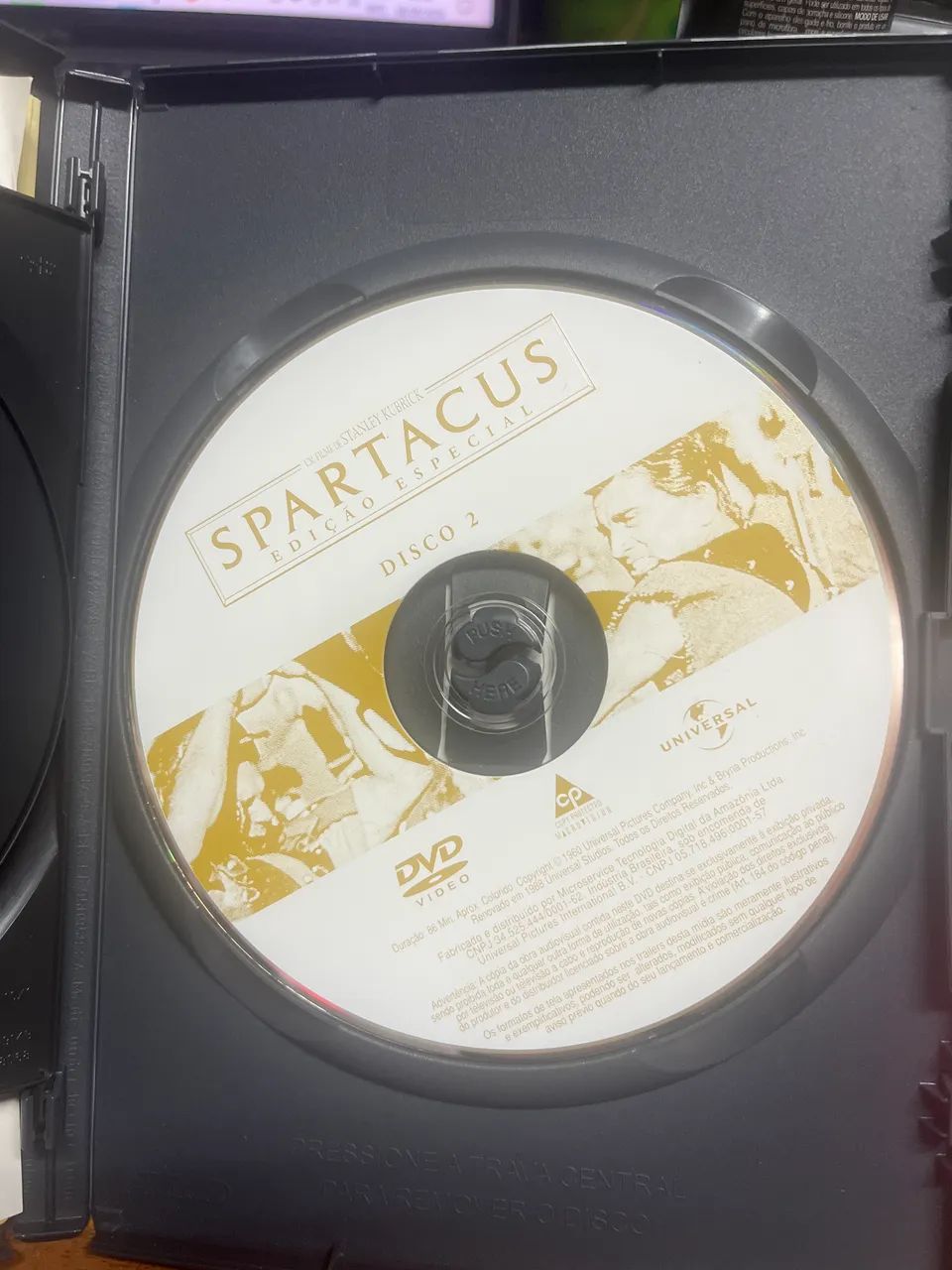 DVD Spartacus - Edição Especial Dupla - 2 Discos - Original - Foto 2
