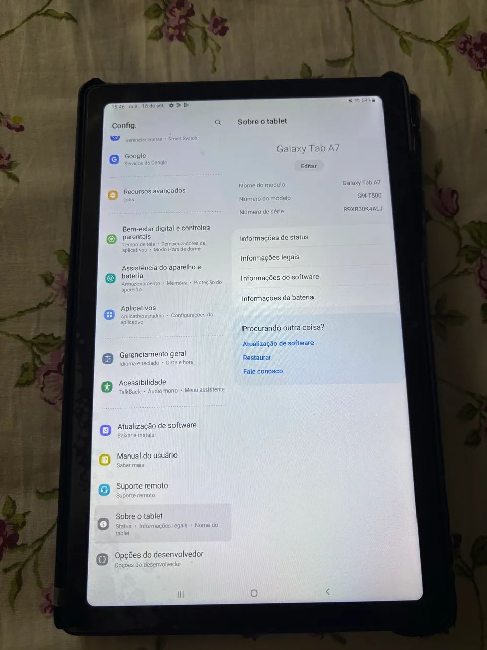 Tablet Samsung A7 10.4 polegadas (novíssimo) - Foto 2