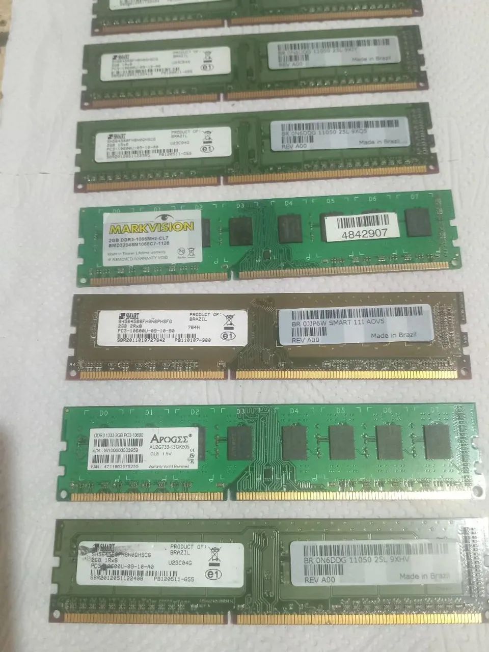 7 memórias de 2gb ddr3 computador  - Foto 2