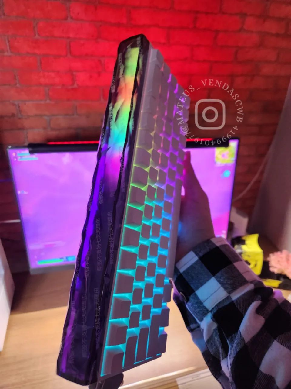 TECLADO MAGNETICO AULA HERO 68HE - Foto 3