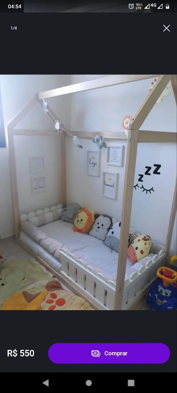 Cama montessoriana + colchão  - Foto 5