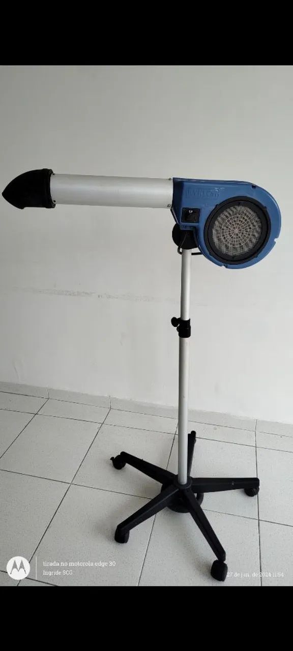 Secador Pet profissional Kyklon azul 4 temperaturas 220V<br> - Foto 4