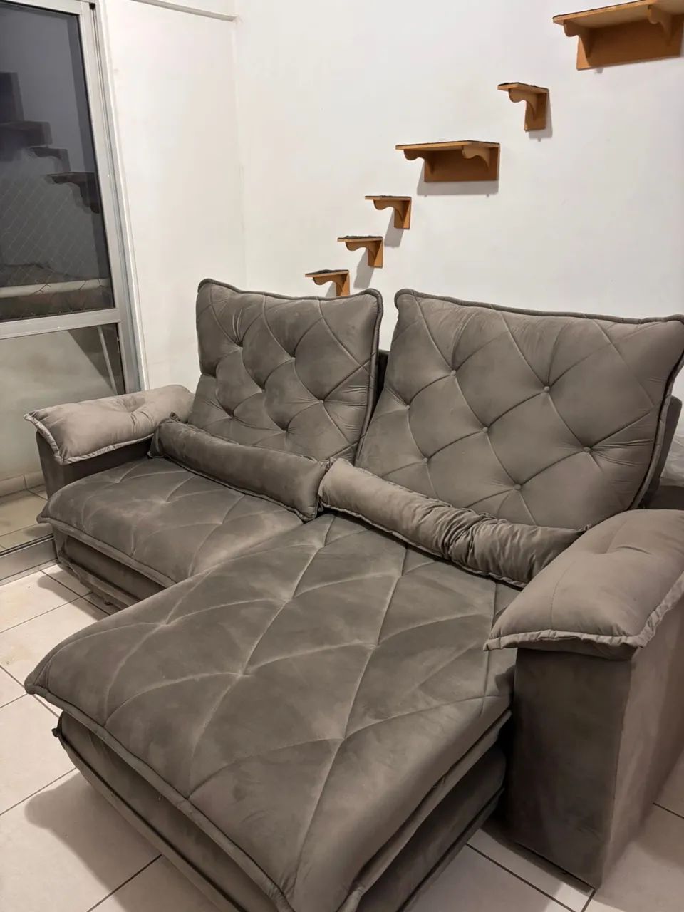 Sofá retrátil inclinável zero - Foto 5