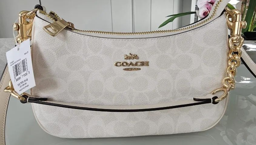 Bolsa Coach Teri Shoulder Original, nova com etiqueta  - Foto 5