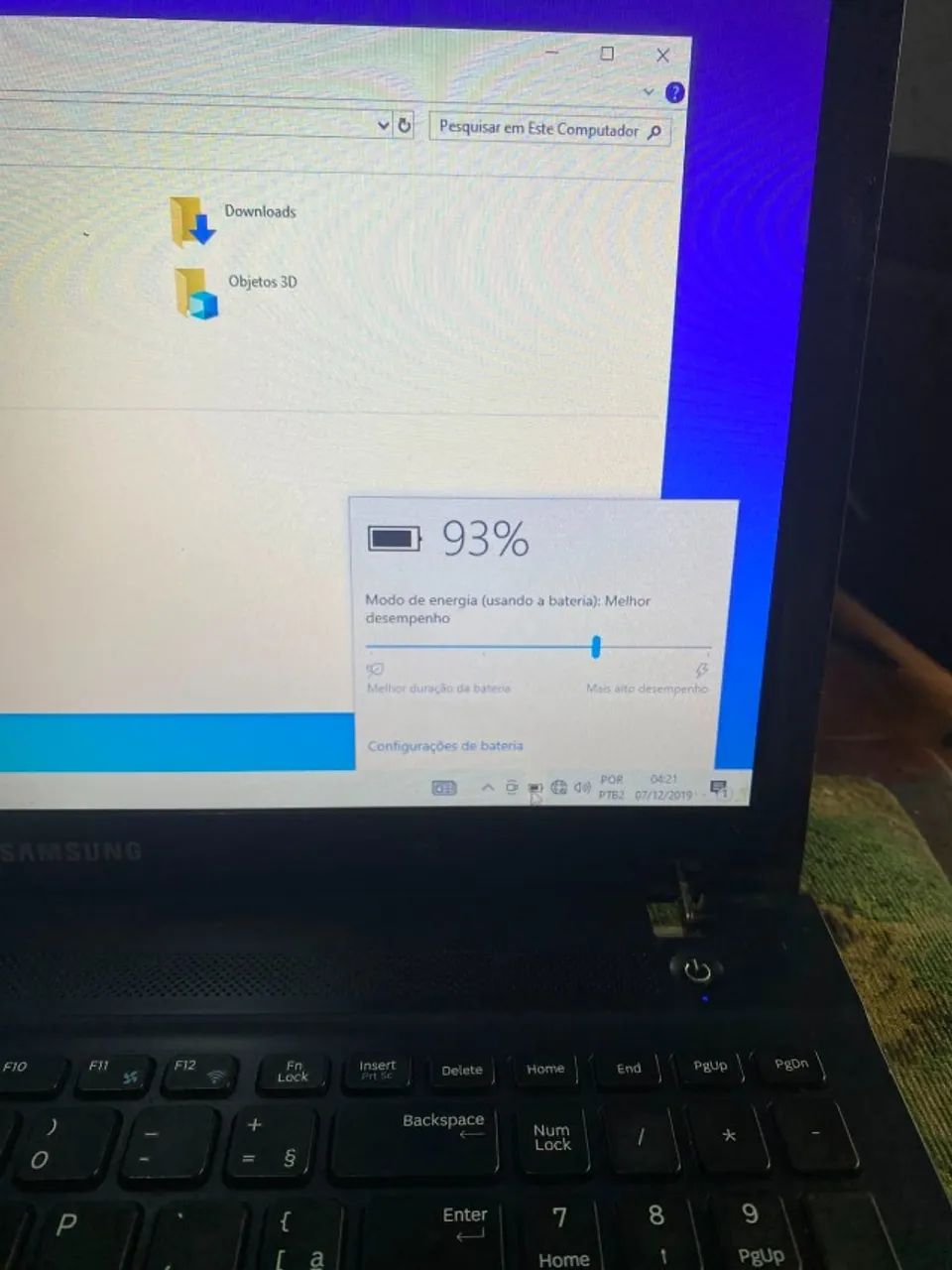 notebook samsung core i3 tela grande excelente - Foto 3