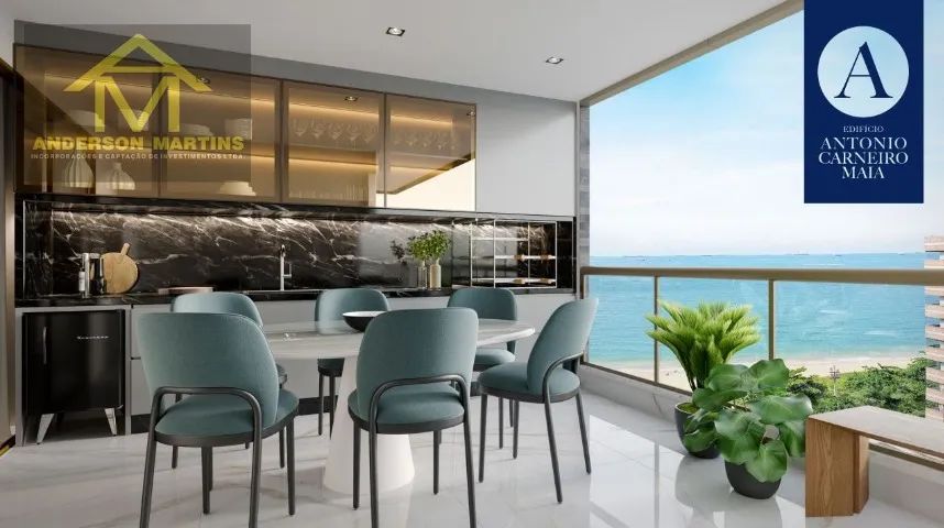  Apartamento com Vista para o Mar em Praia da Costa: 4 Quartos com Suíte com 101,74 m² cod - Foto 5