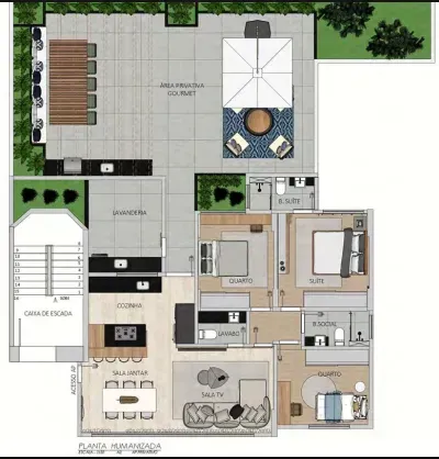 PLANTA 169m²