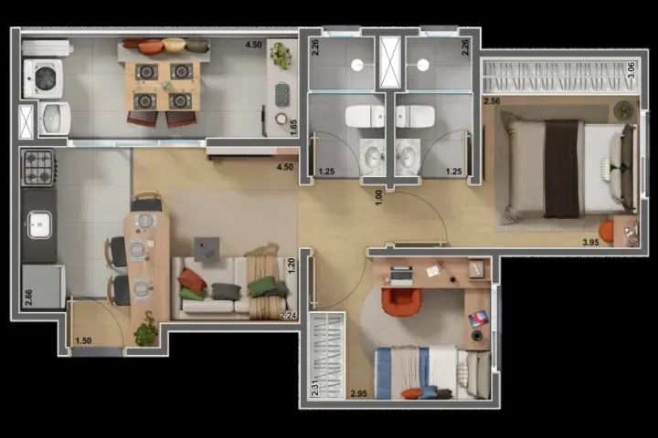 APARTAMENTO URBEN RIVARO - Foto 2