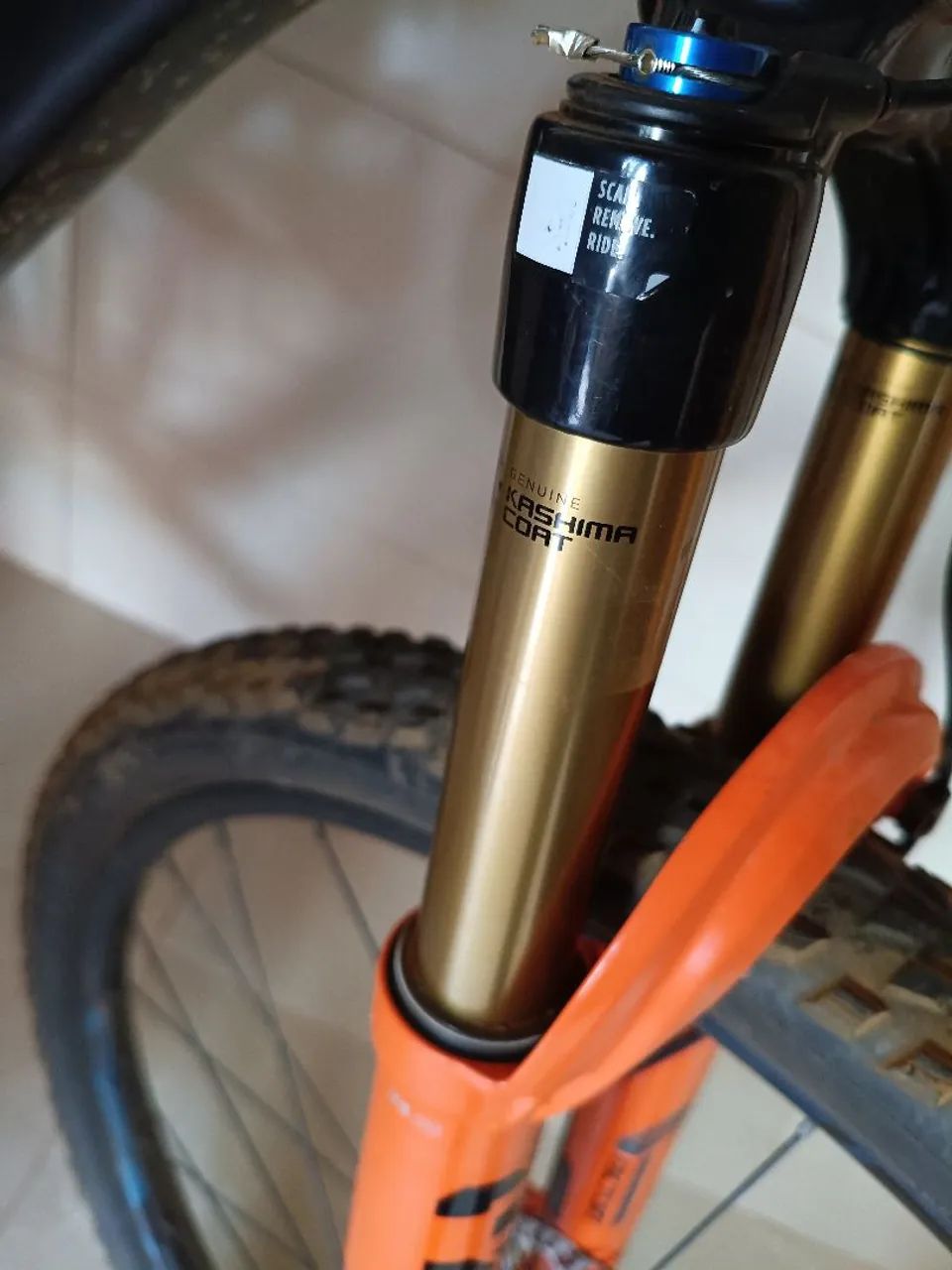 Suspensão Fox Kashima Factory Stepcast 120mm