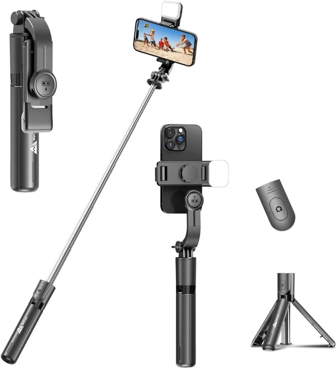 Tripé bastão de selfie novo - Foto 3