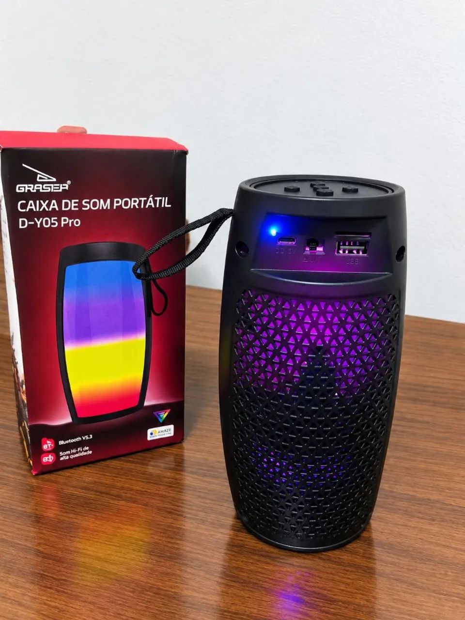 Caixa de som com Led Rítmica! - Foto 2