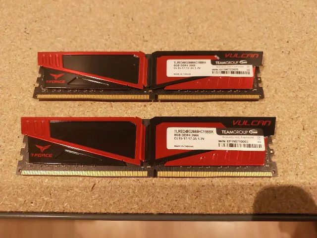 Memória RAM 16GB(2x8) DDR4 2666MHz - Memória RAM - Fazendinha