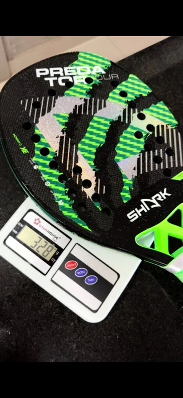 Raquete Beach Tennis Shark Predator Tour 2023 20mm - Foto 6