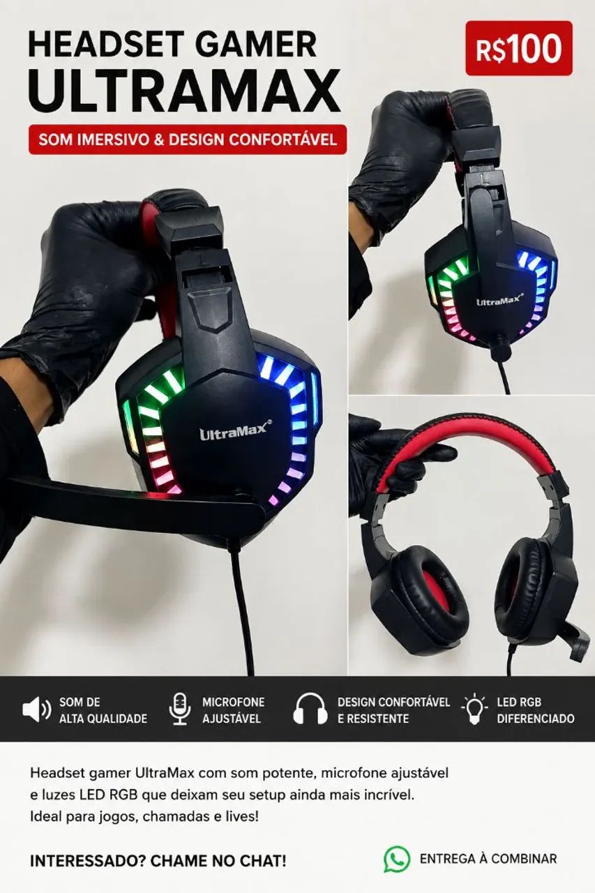 FONE HEADSET GAMER 