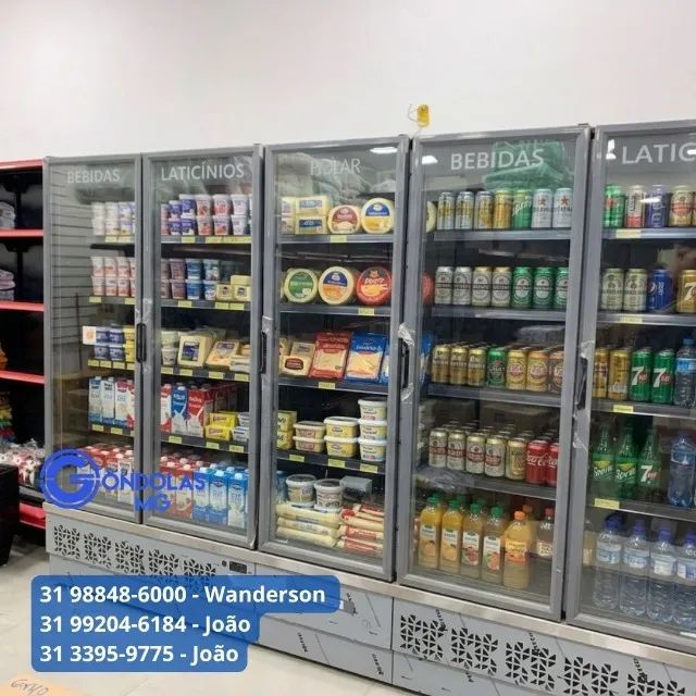 Expositor vertical a pronta entrega 01 ate 5 portas