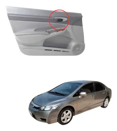 Maçaneta Interna Esquerda New Civic 2007 A 2011 Cx110 1 Dianteira
