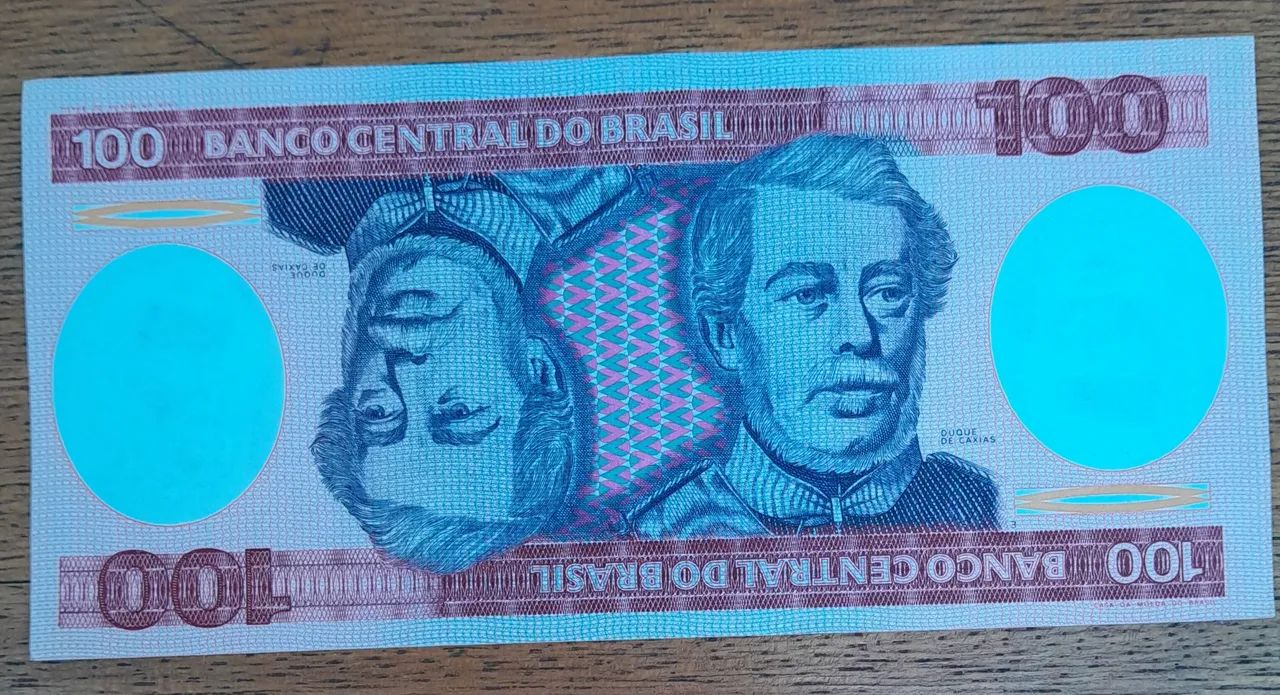 Cédulas de 100 Cruzeiros Duque de Caxias - Foto 3