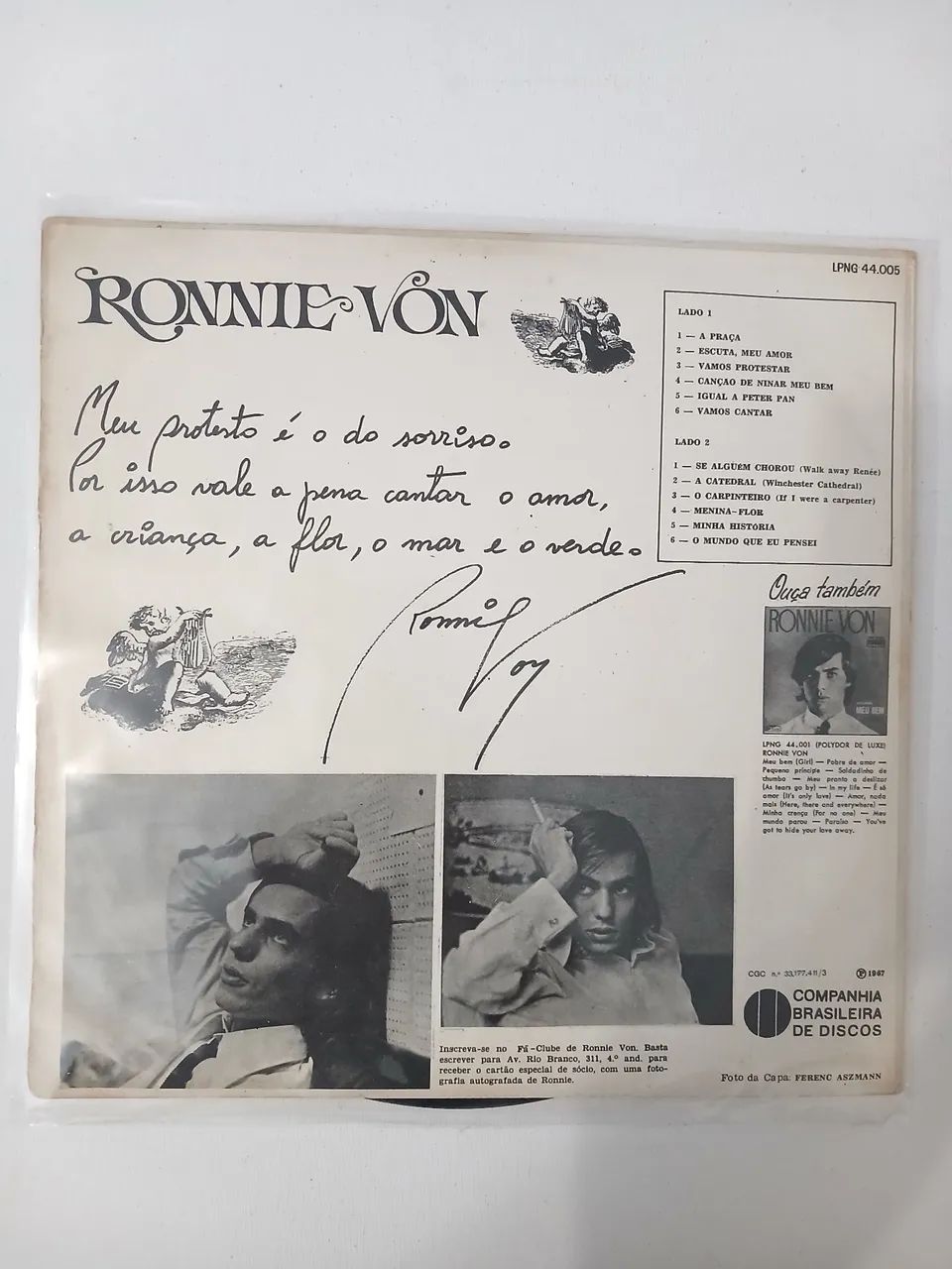 Lp ronnie von 1967 usado  - Foto 2