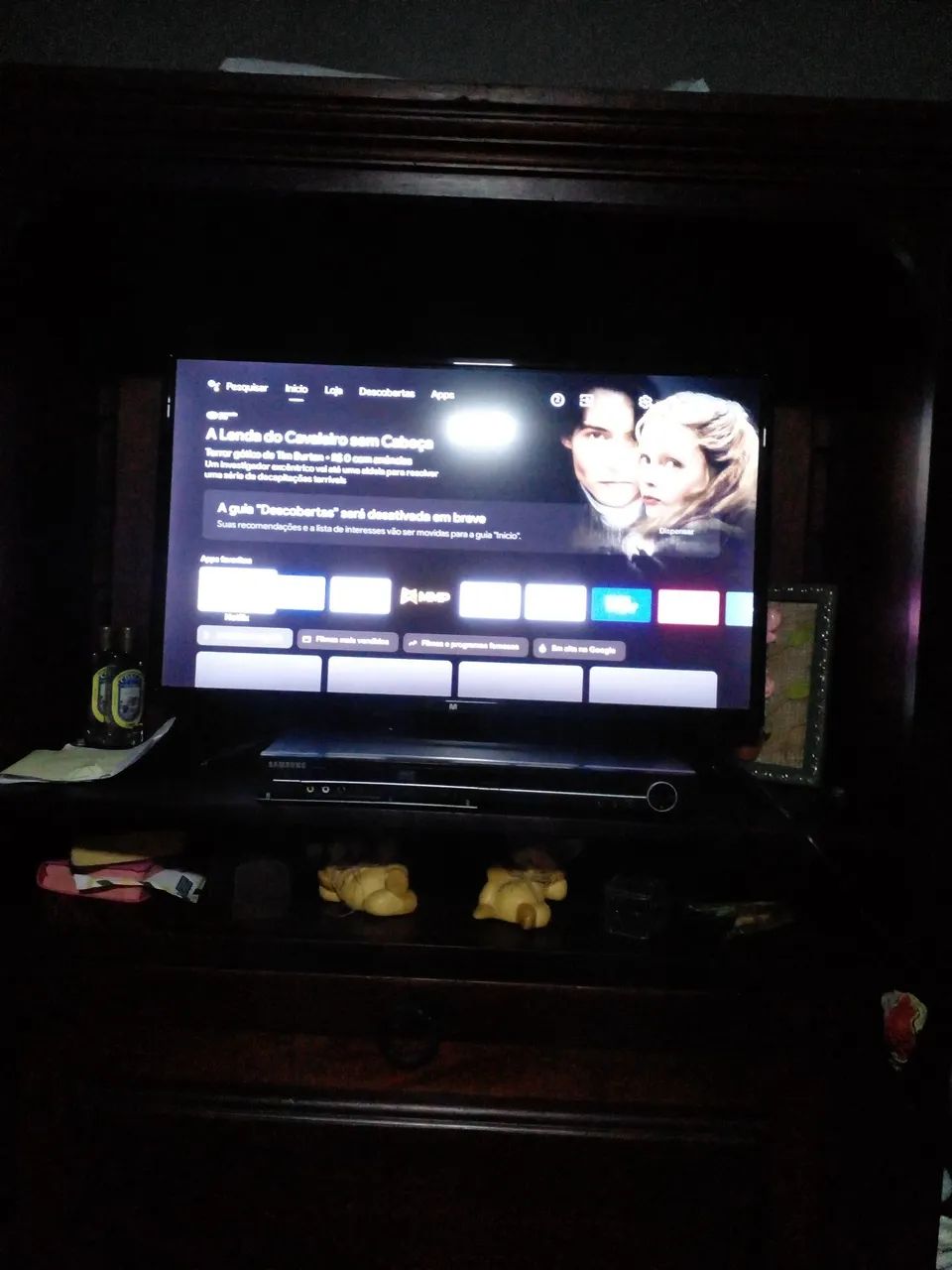 Vendo tv smart com comtrole de voz pouco tempo de uso 32polegadas - Foto 4