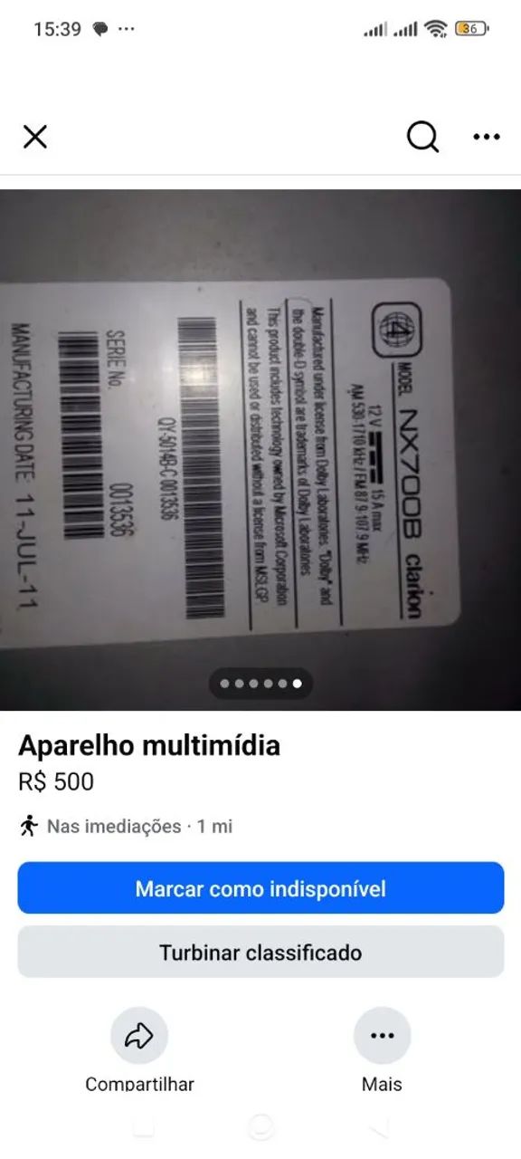 vende se aparelho multimídia  - Foto 2