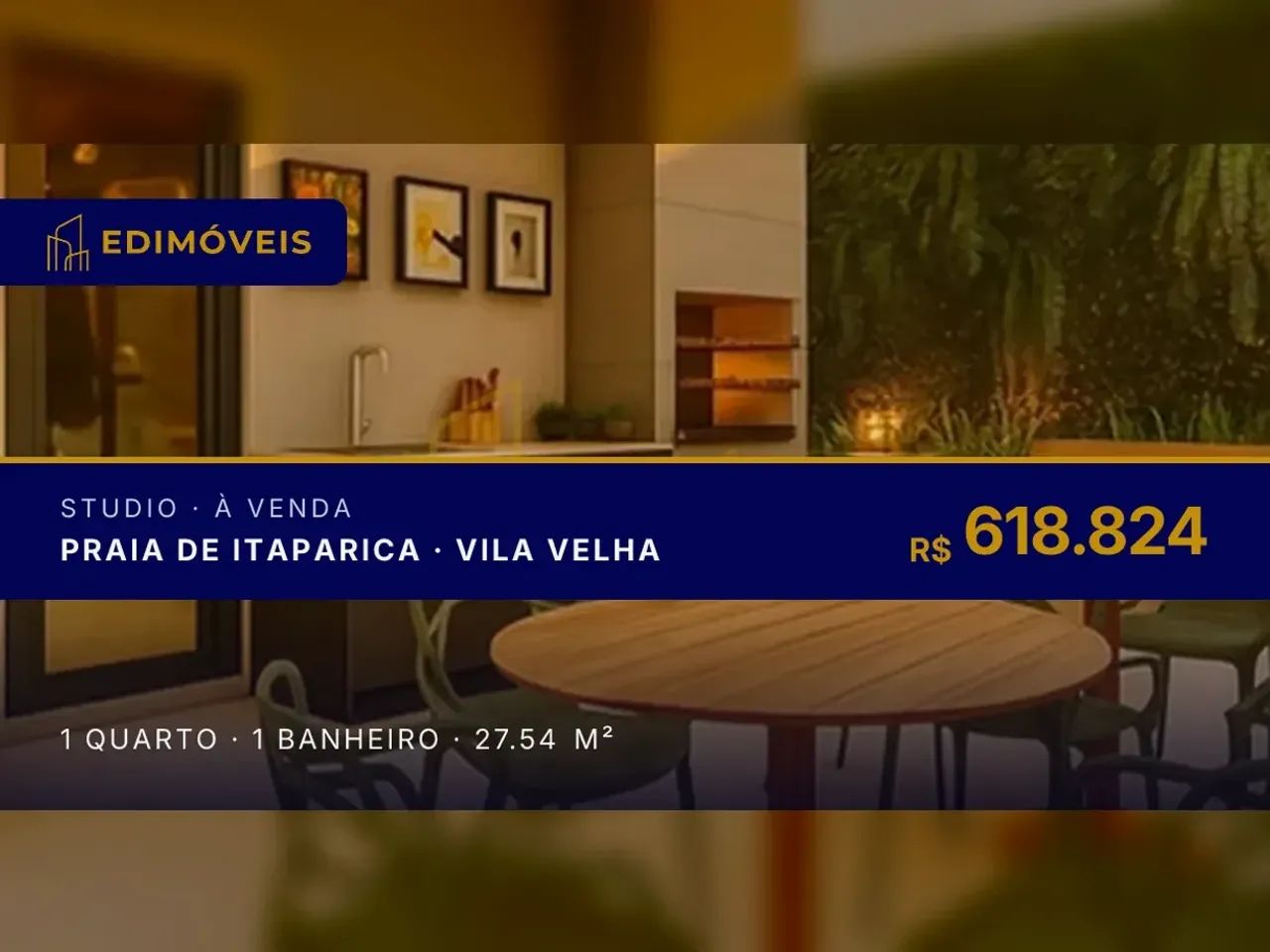 Praia de Itaparica: Studio moderno, ideal para locação e moradia