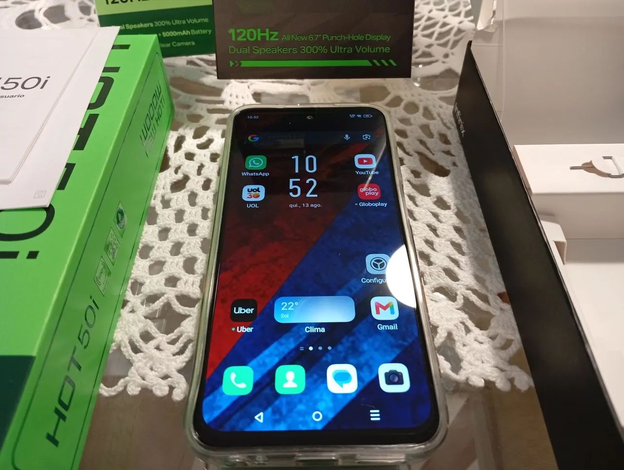 Infinix Hot 50i de 256GB ! Completo ! Perfeito !!!