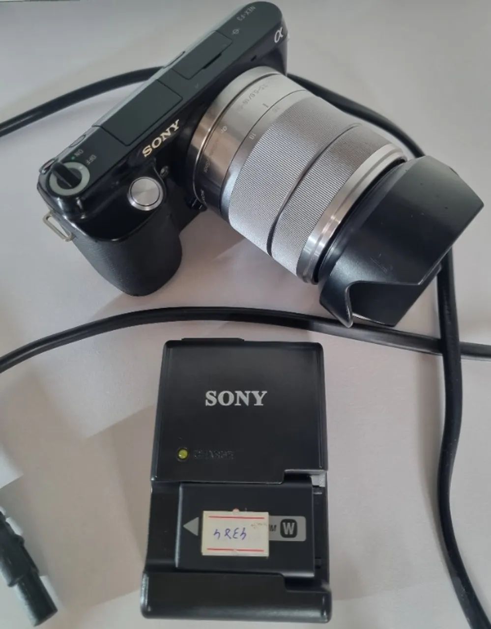 Kit camera sony nex f3 + lente 18-55mm