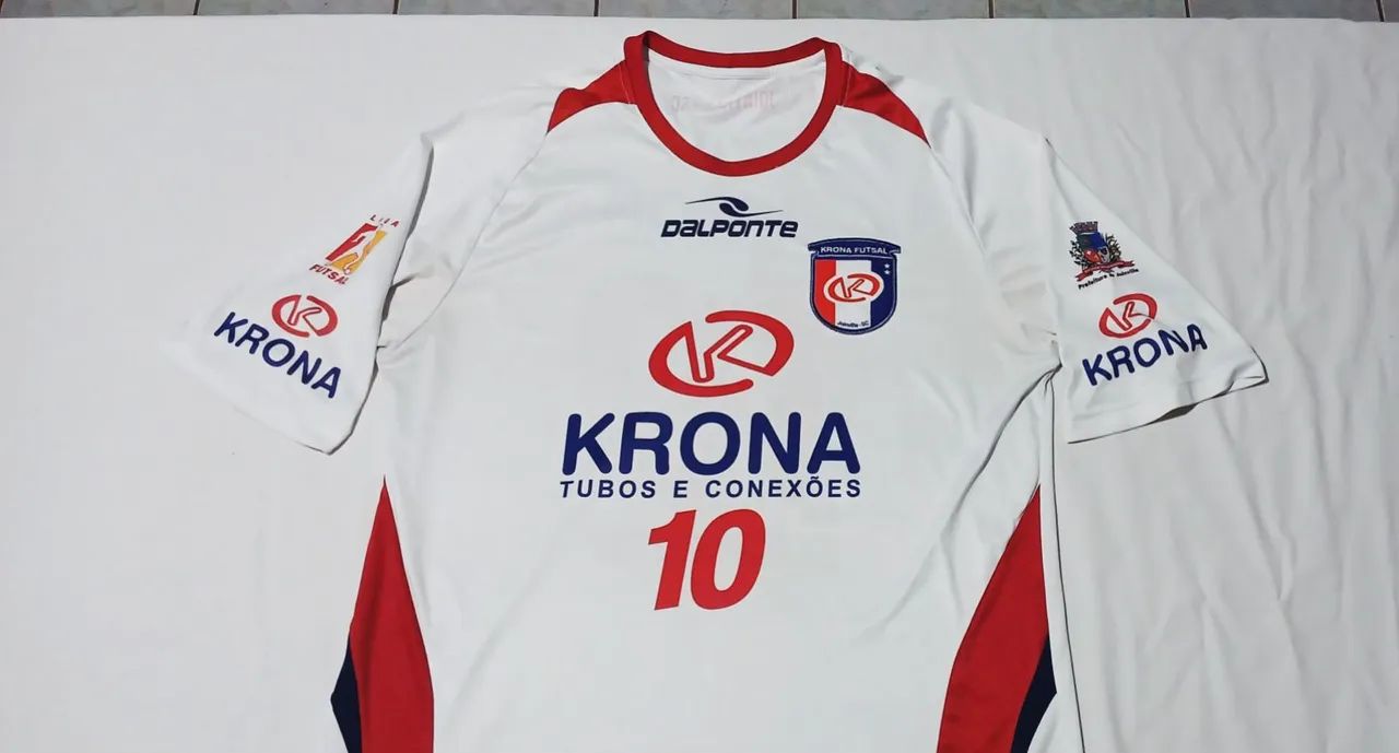 Camisa Krona Futsal Jec Joinville Dalponte 2011 - Foto 5