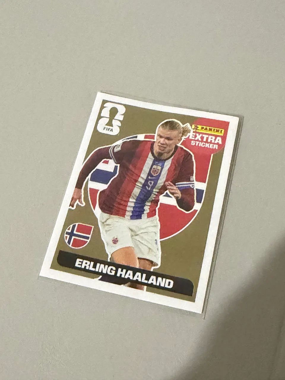 Haaland Ouro - Dourada - Extra sticker - Legend