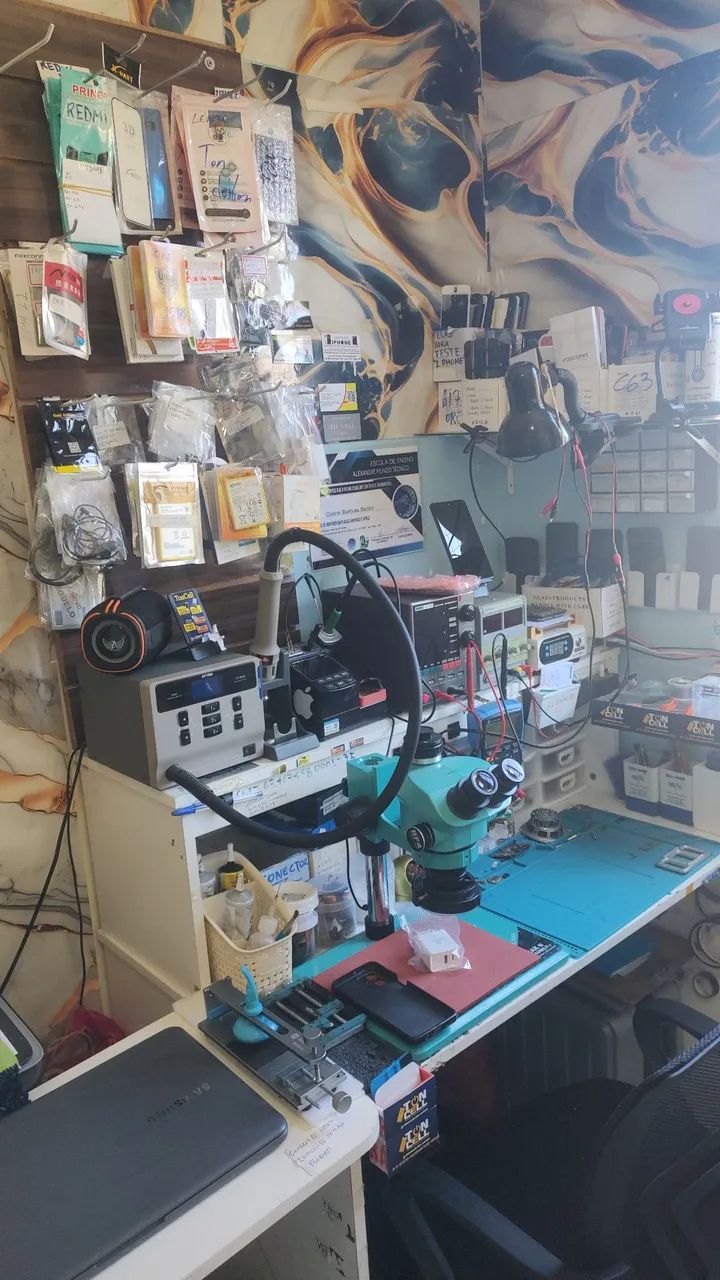 Bancada de reparo de celular completa  - Foto 3