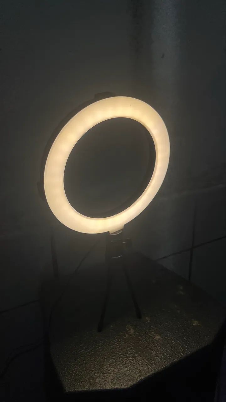 Ring light 20cm junto com tripé 17cm  - Foto 5