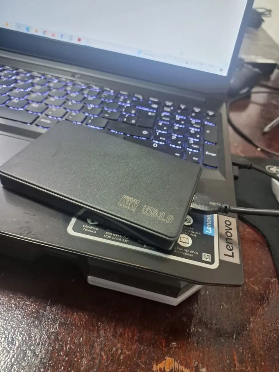 Hd de 500gb funcionando perfeitamente