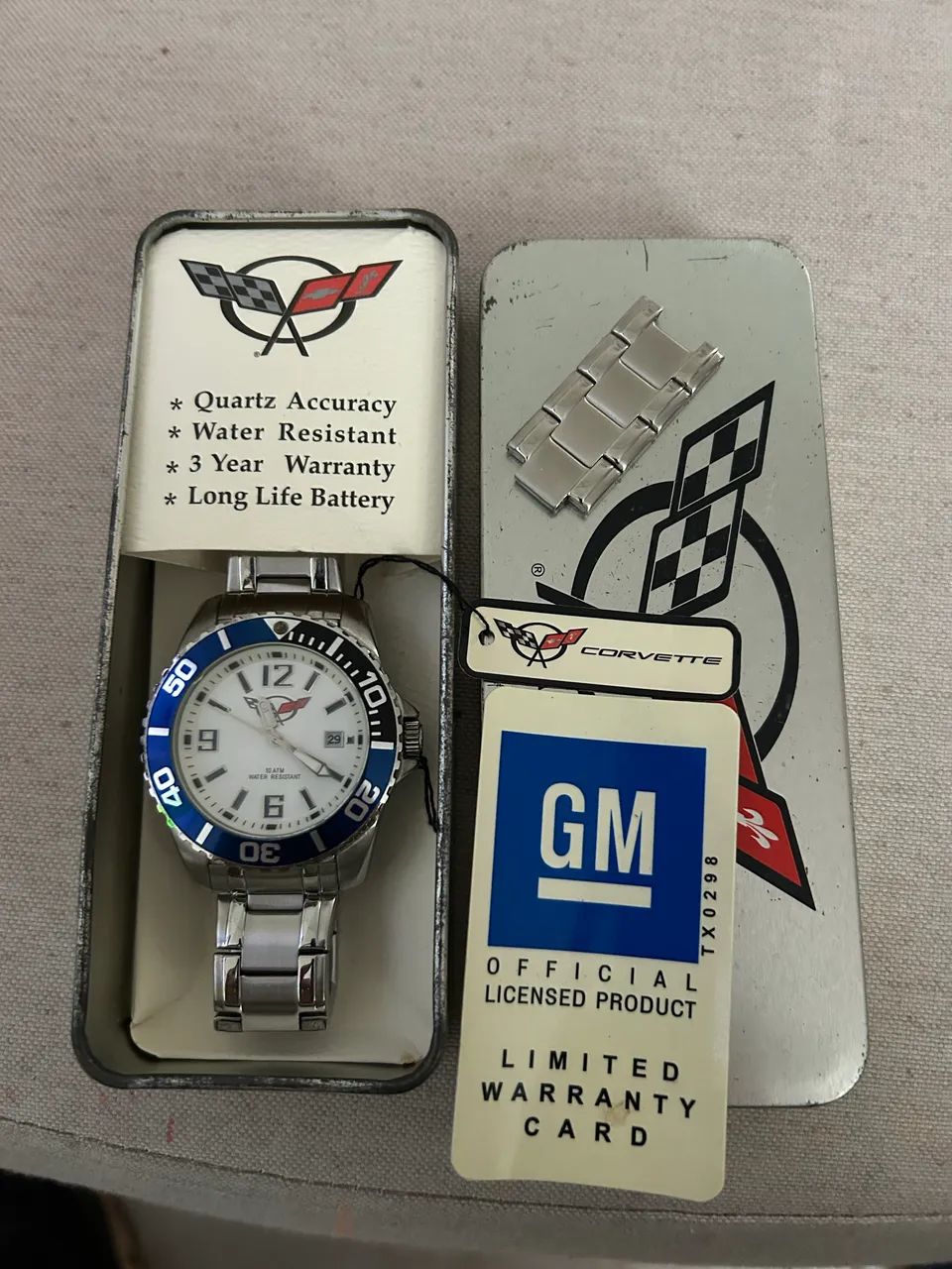 Relógio GM Corvette 
