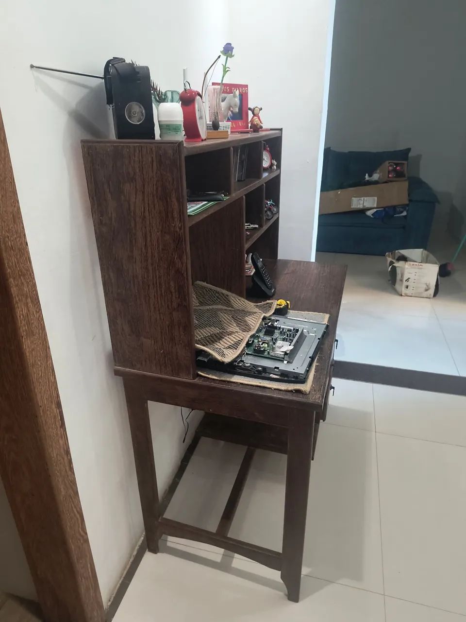 Escrivaninha de sucupira usado - Foto 5