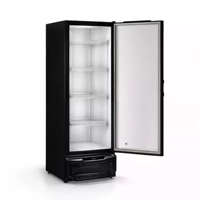 SEMINOVO - Freezer Vertical Preto 575 Litros Tripla Ação Frost Free 220v - Foto 2