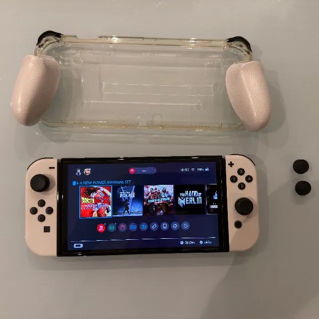 Nintendo Switch Oled Branco - Foto 2