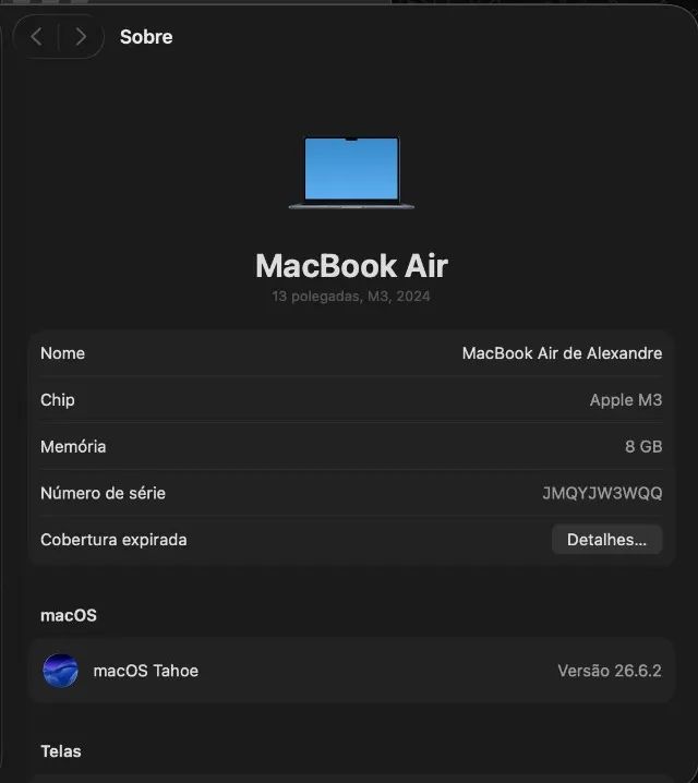 Macbook Air M3 13 polegadas - Foto 4
