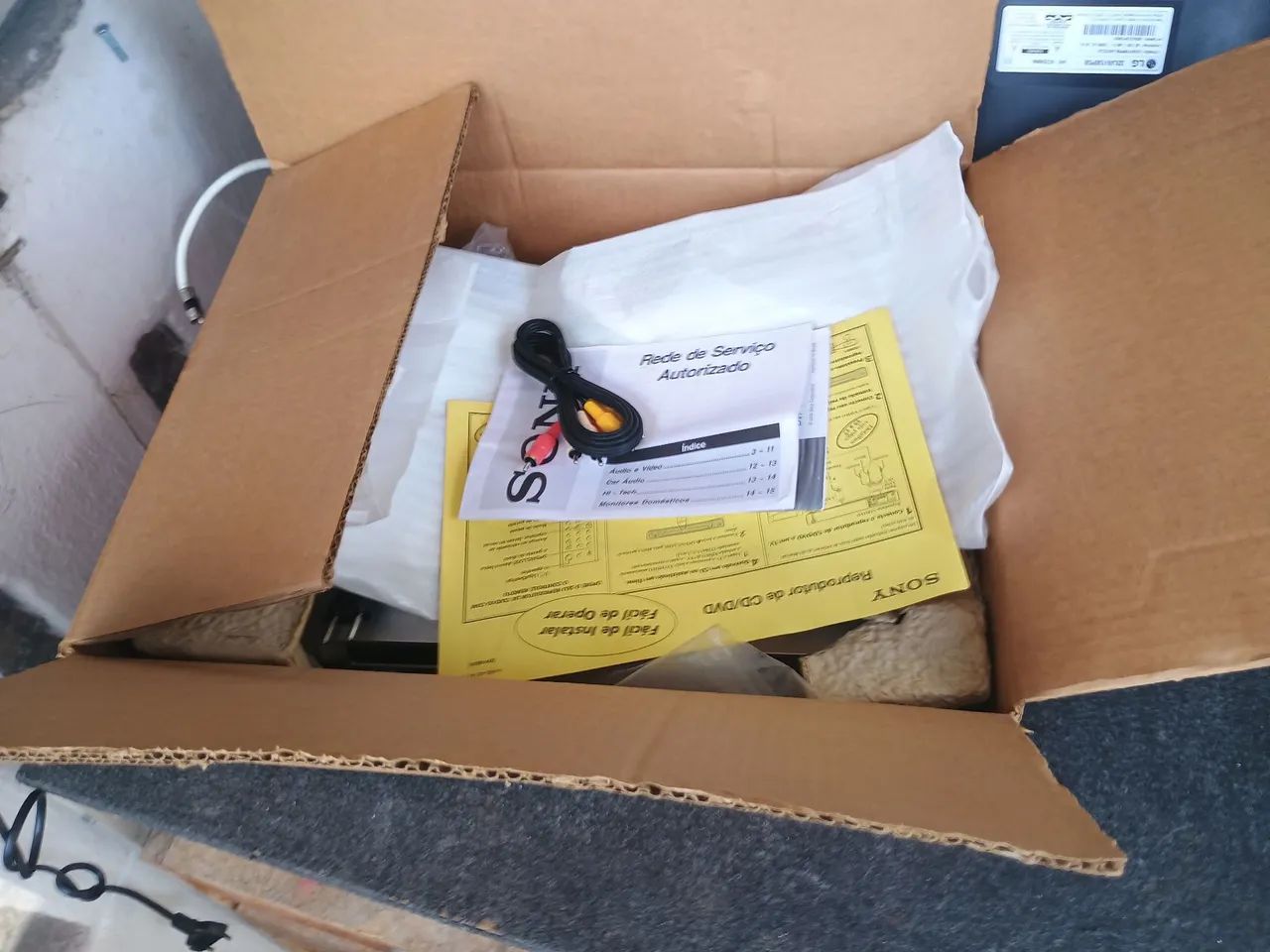 DVD LG novo na caixa nunca usado completo - Foto 4