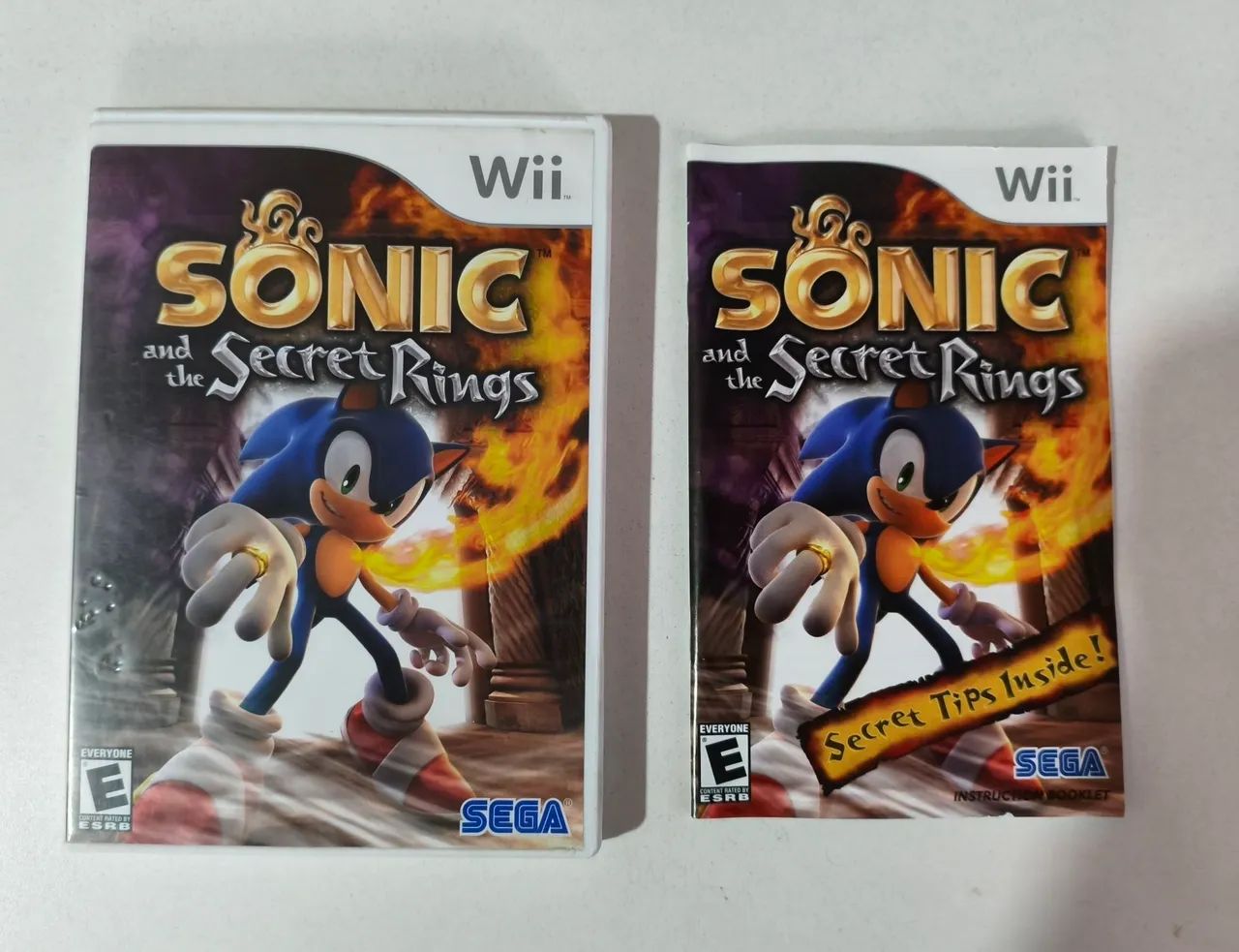 Jogo Sonic and the Secret Rings original Nintendo Wii 