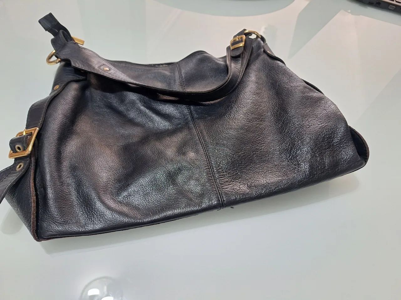 Bolsa couro legítimo  - Foto 3