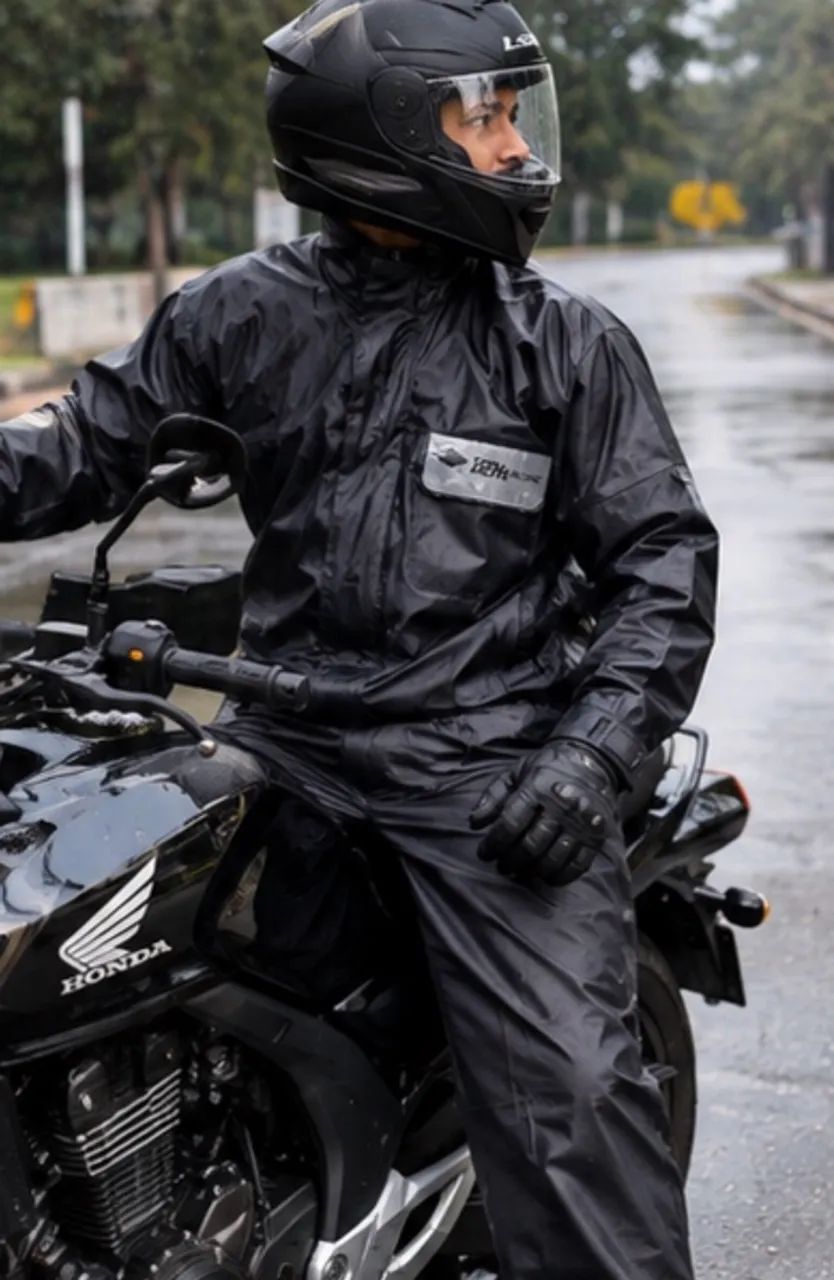 Capa de chuva MOTOQUEIRO FLEXÍVEL (M/G) - Foto 4