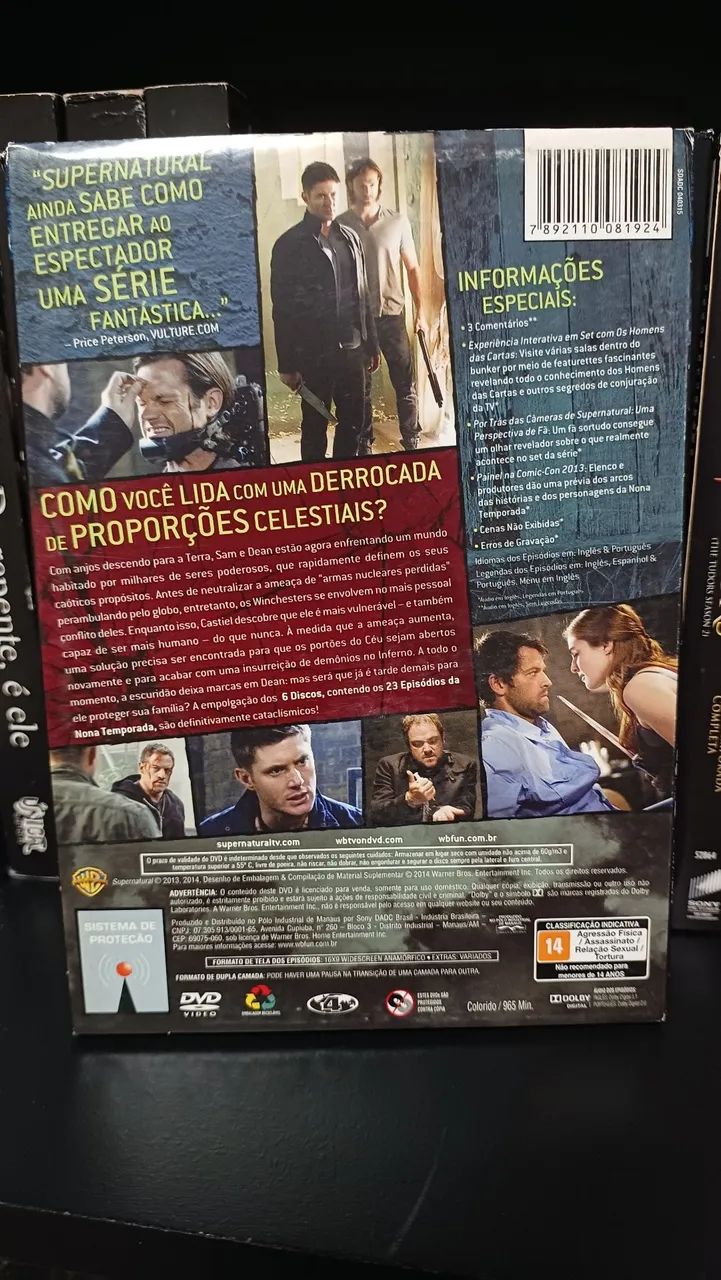 Box DVD série Supernatural 9 Sobrenatural - Foto 2