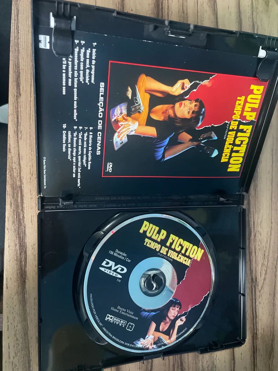 DVD Pulp Fiction - Tempo de Violência - Quentin Tarantino - Original - Foto 2